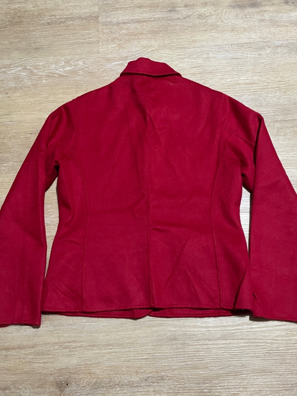 Pendleton Red Wool Button-Up Blazer - Picture 5 of 5
